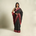  Brown Ikat Handloom Cotton Sambalpuri Saree