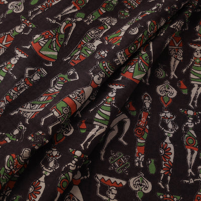 Kalamkari Printed Cotton Fabric 06