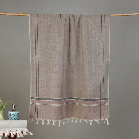 Pure Handloom Fine Cotton Plain Bath Towel 42