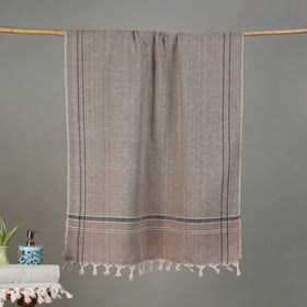 Pure Handloom Fine Cotton Plain Bath Towel 42