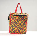 Multicolor Handmade Jaipur Printed Cotton Shopping Bag