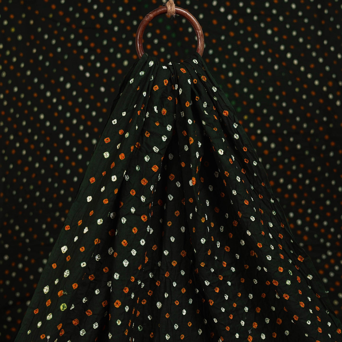Kutch Tie-Dye Cotton Bandhani Fabric 08