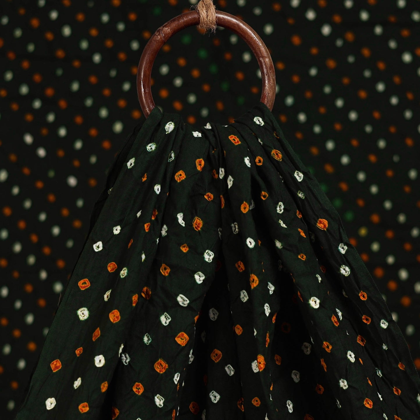Kutch Tie-Dye Cotton Bandhani Fabric 08