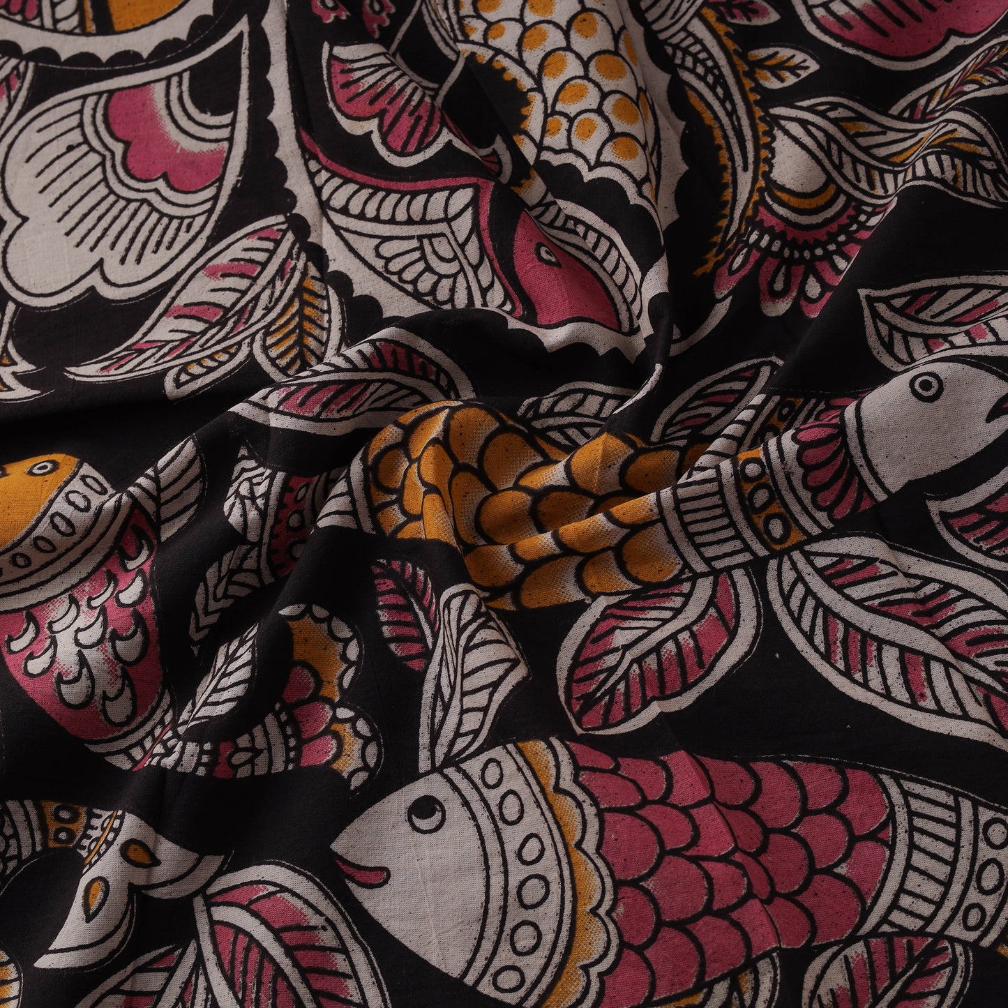 Kalamkari Printed Cotton Fabric 02