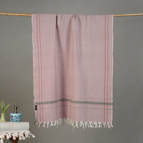 Pure Handloom Fine Cotton Plain Bath Towel 45