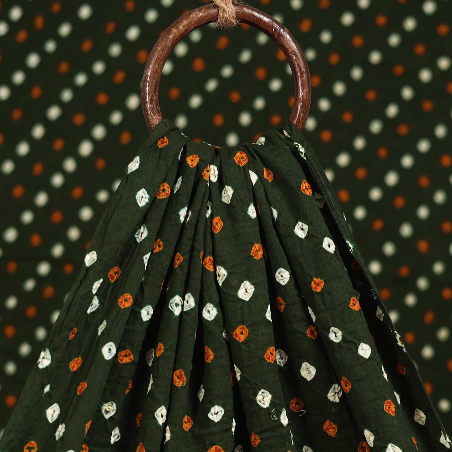 Kutch Tie-Dye Cotton Bandhani Fabric 10