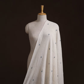 Kutch Organic Kala Cotton Pure Handwoven Buti Fabric 06