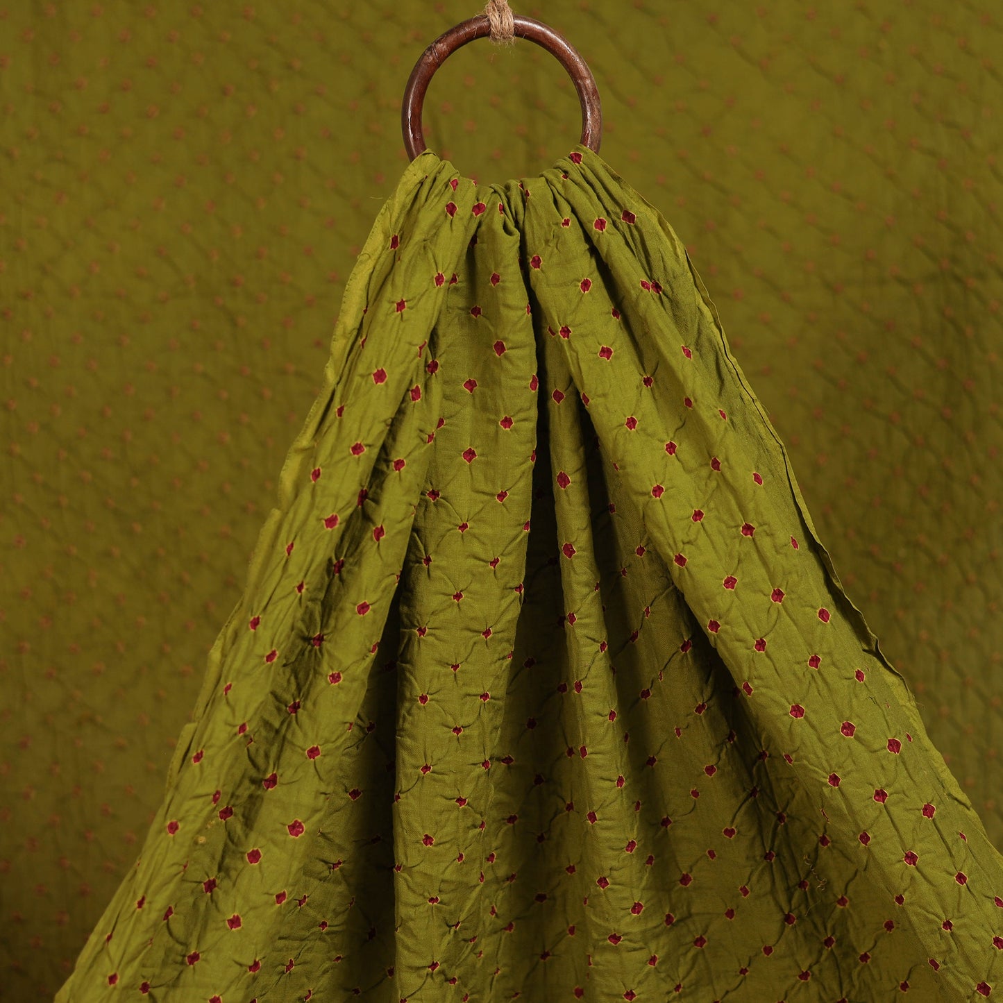 Kutch Tie-Dye Cotton Bandhani Fabric 12