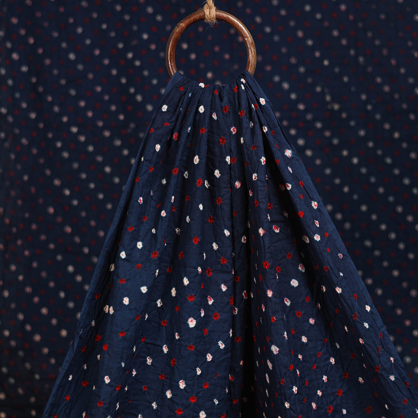 Kutch Tie-Dye Cotton Bandhani Fabric 13