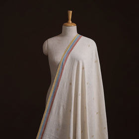 Kutch Organic Kala Cotton Pure Handwoven Buti Fabric 05