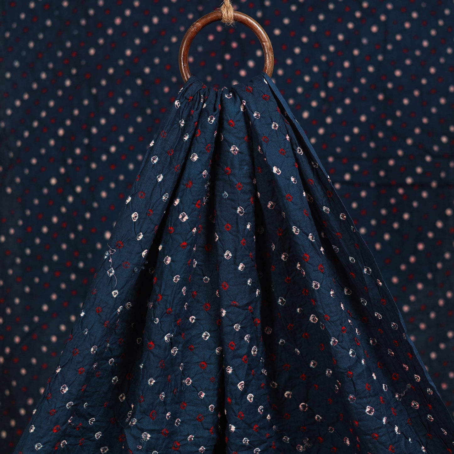 Kutch Tie-Dye Cotton Bandhani Fabric 16