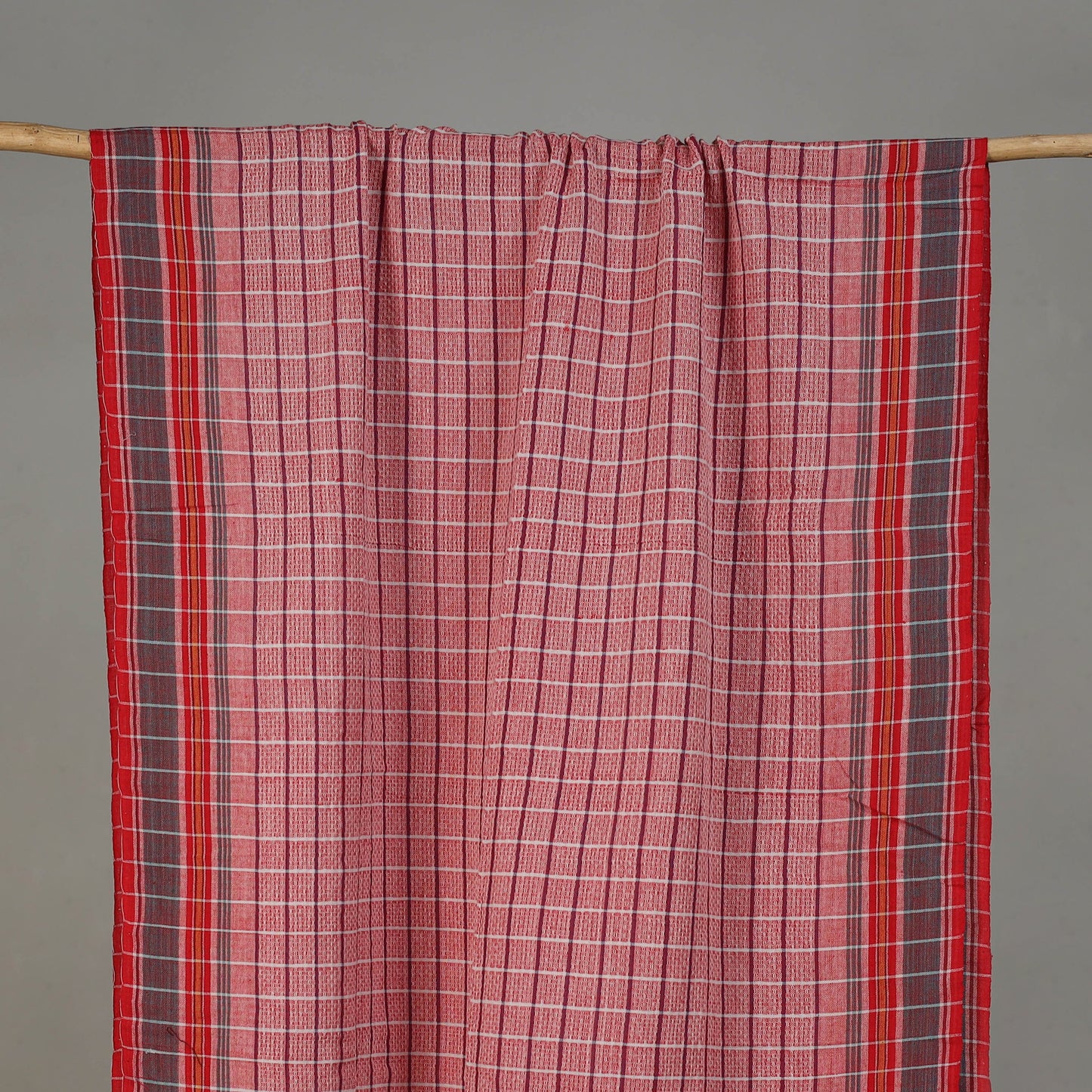 Pure Handloom Fine Cotton Checks Bath Towel 49