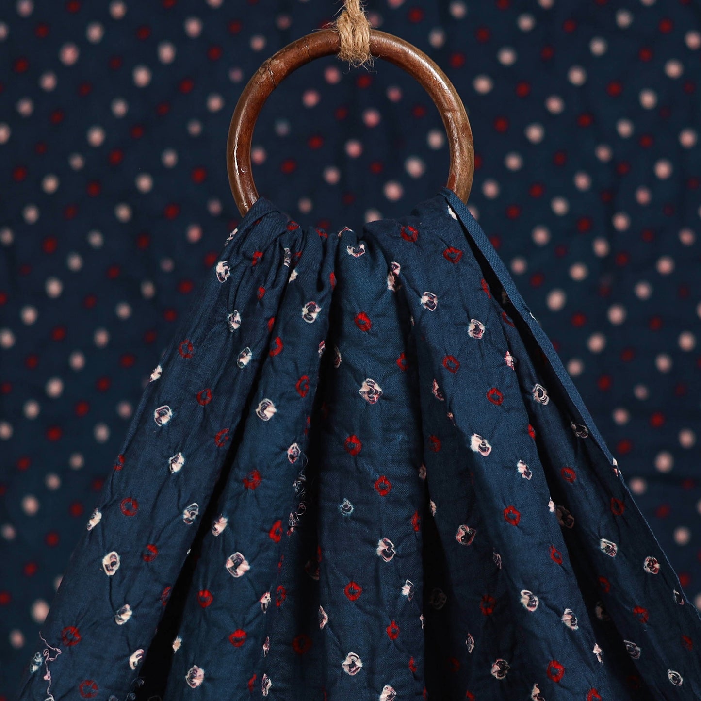 Kutch Tie-Dye Cotton Bandhani Fabric 16