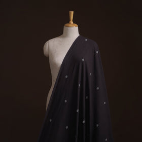 Kutch Organic Kala Cotton Pure Handwoven Buti Fabric 03