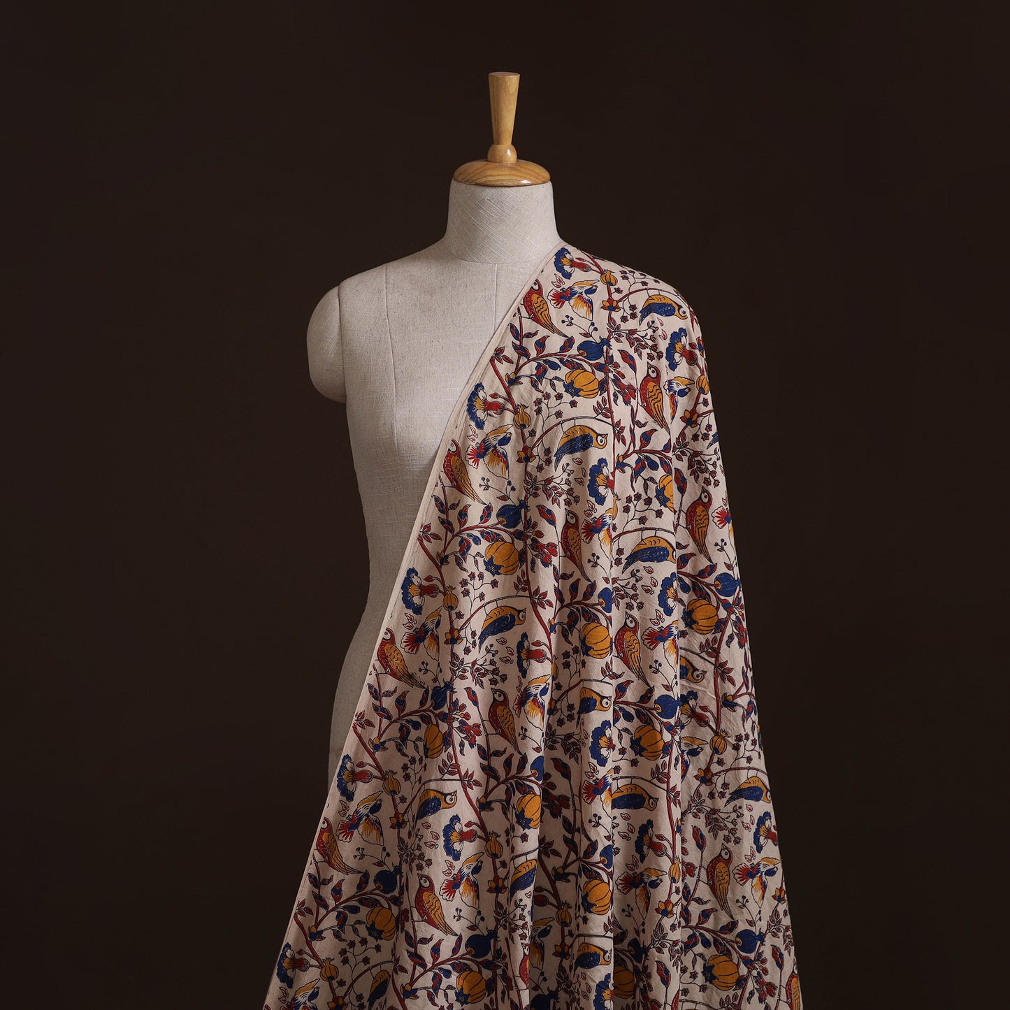Kalamkari Printed Cotton Fabric 01