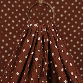Brown - Kutch Tie-Dye Cotton Bandhani Fabric 02