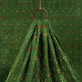 Green - Kutch Tie-Dye Cotton Bandhani Fabric 03