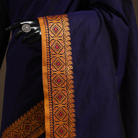 Blue - kandangi chettinad cotton saree with border 63