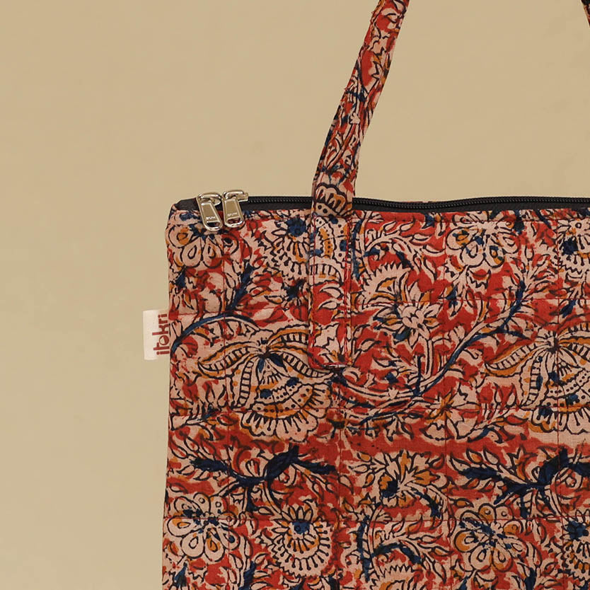Handcrafted Quilted Handbag 16
