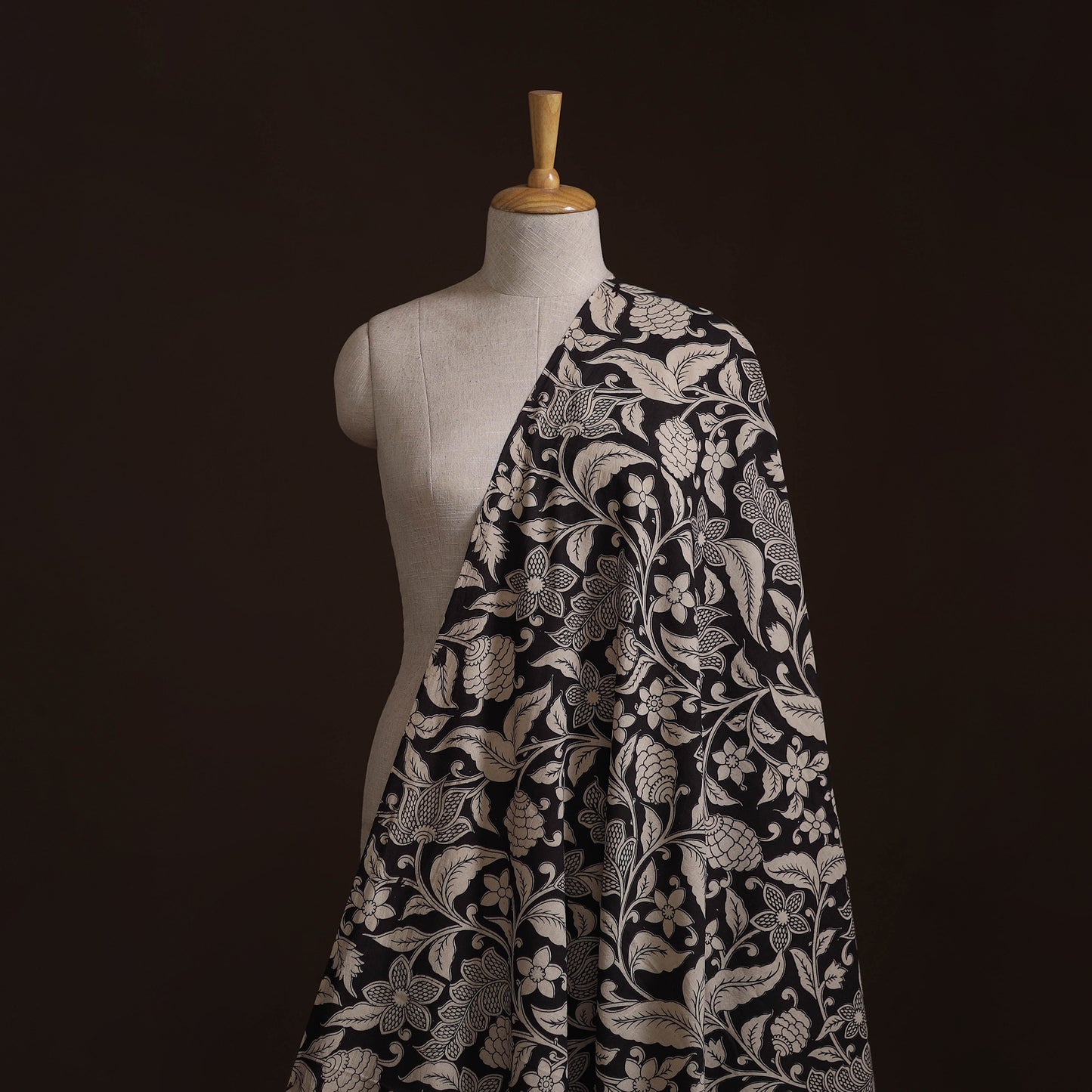 Kalamkari Printed Cotton Fabric 04