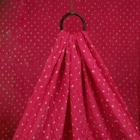 Pink - Kutch Tie-Dye Cotton Bandhani Fabric 05