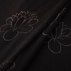 Brown - Akola Hand Block Print Kota Doria Cotton Fabric 02