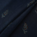 Blue - Akola Hand Block Print Kota Doria Cotton Fabric 03