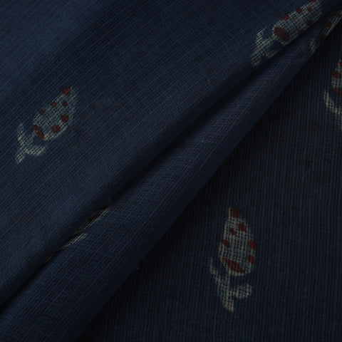 Akola Hand Block Print Kota Doria Cotton Fabric 03