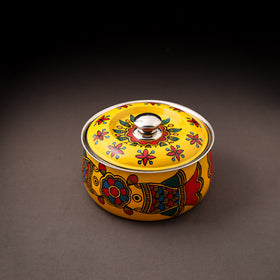 Bengal Patua Handpainted Stainless Steel Casserole 17