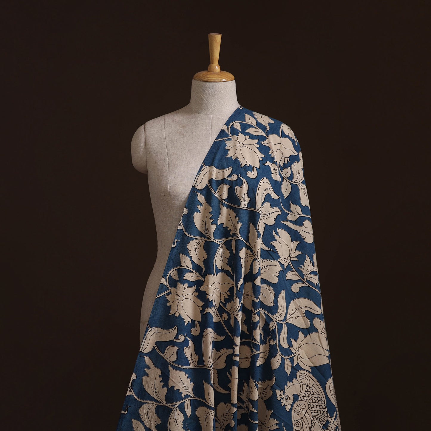 Kalamkari Printed Cotton Fabric 19