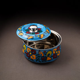 Bengal Patua Handpainted Stainless Steel Casserole 18