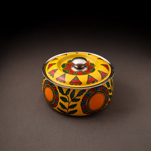 Bengal Patua Handpainted Stainless Steel Casserole 19