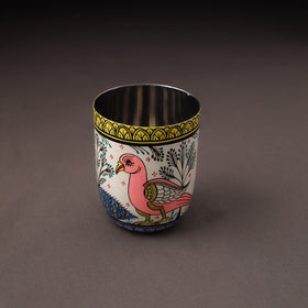 Odisha Pattachitra Handpainted Stainless Steel Glass 22