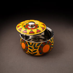 Bengal Patua Handpainted Stainless Steel Casserole 19