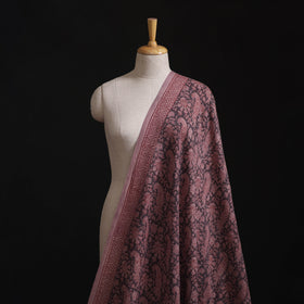Bagh Hand Block Print Pure Handwoven Merino Wool Natural Dyed Fabric 02