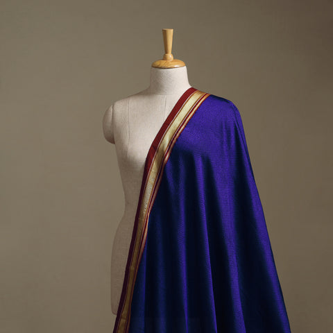 Purple - Karnataka Weave Cotton Khun Fabric 01