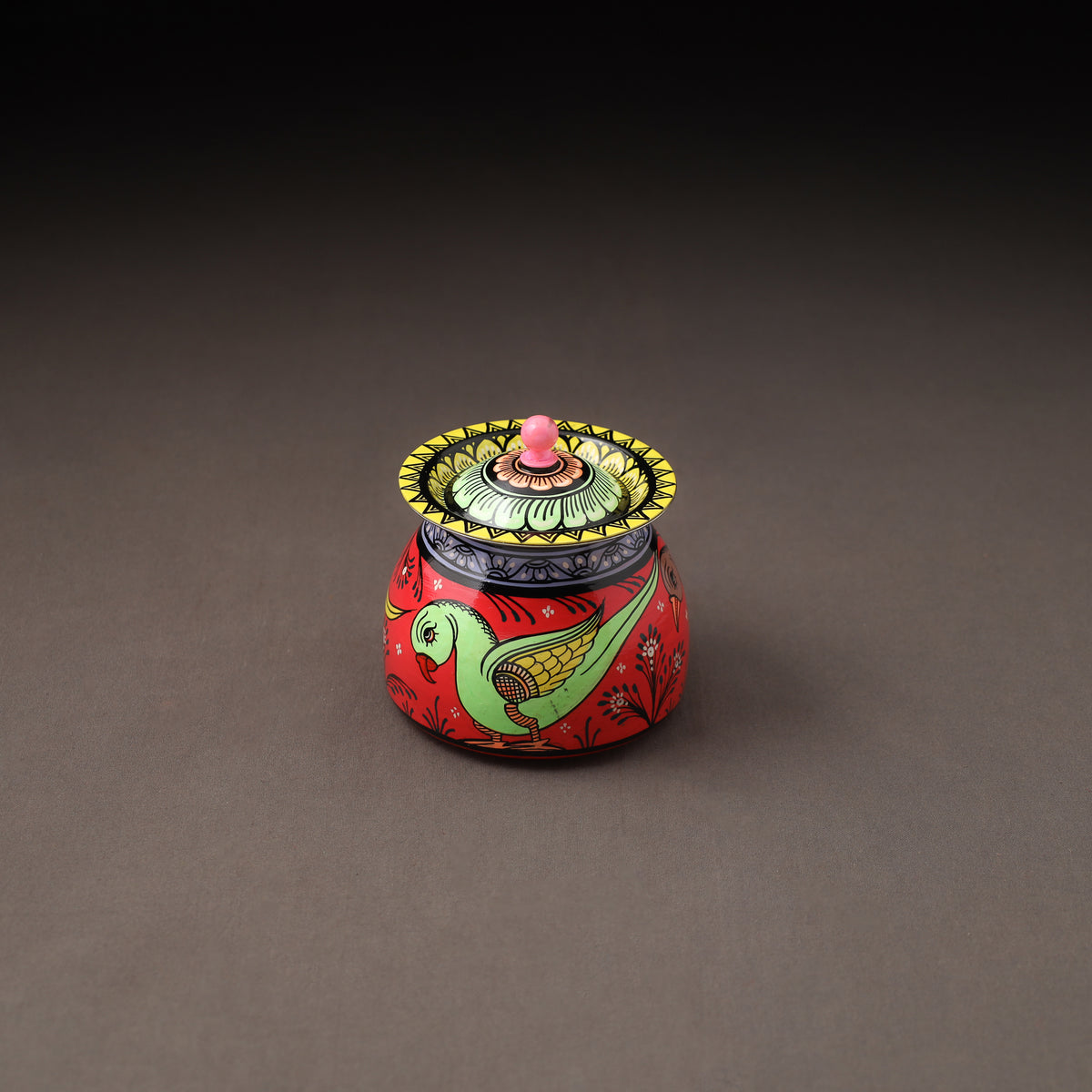 Odisha Pattachitra Handpainted Stainless Steel Ghee Pot 26