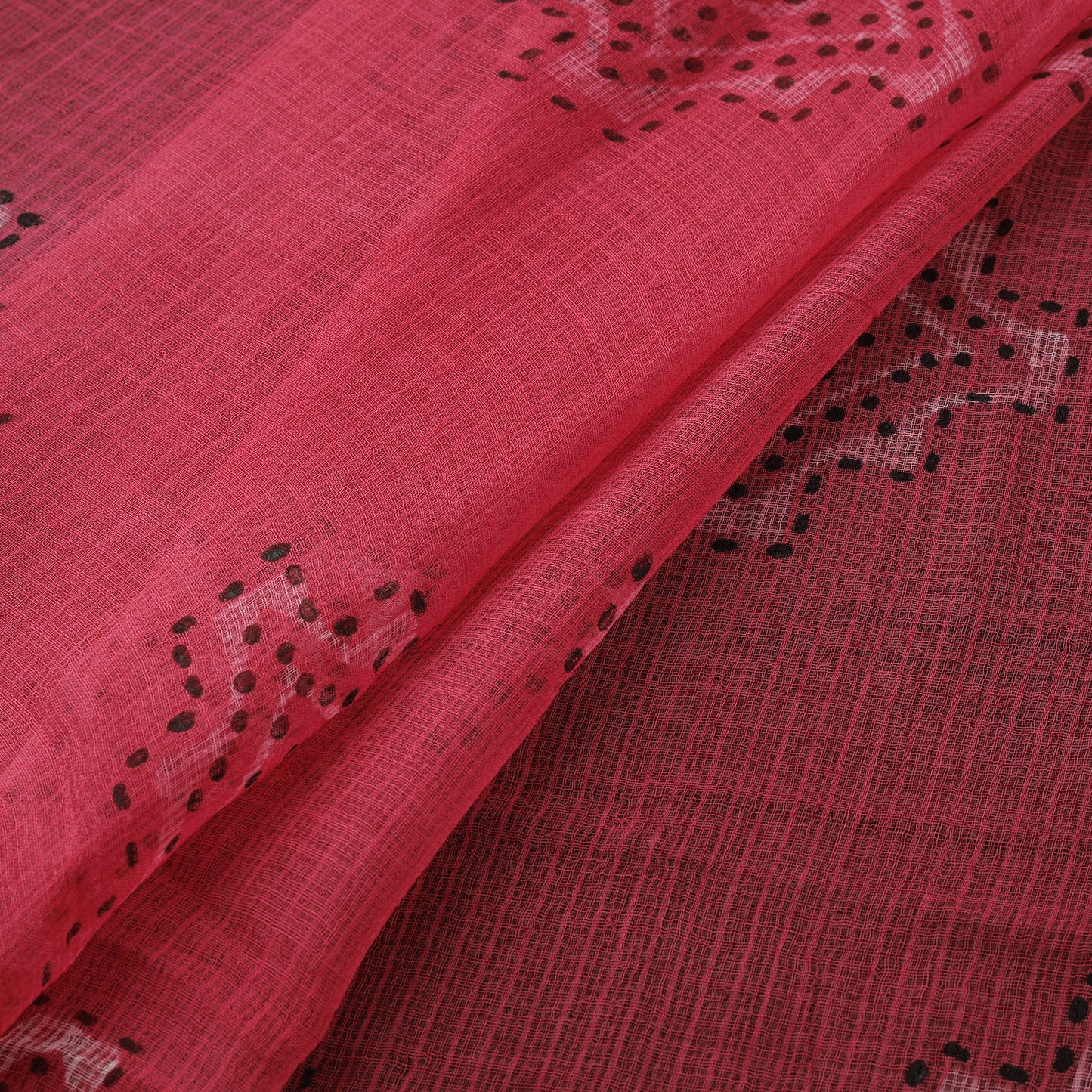 Akola Hand Block Print Kota Doria Cotton Fabric 13