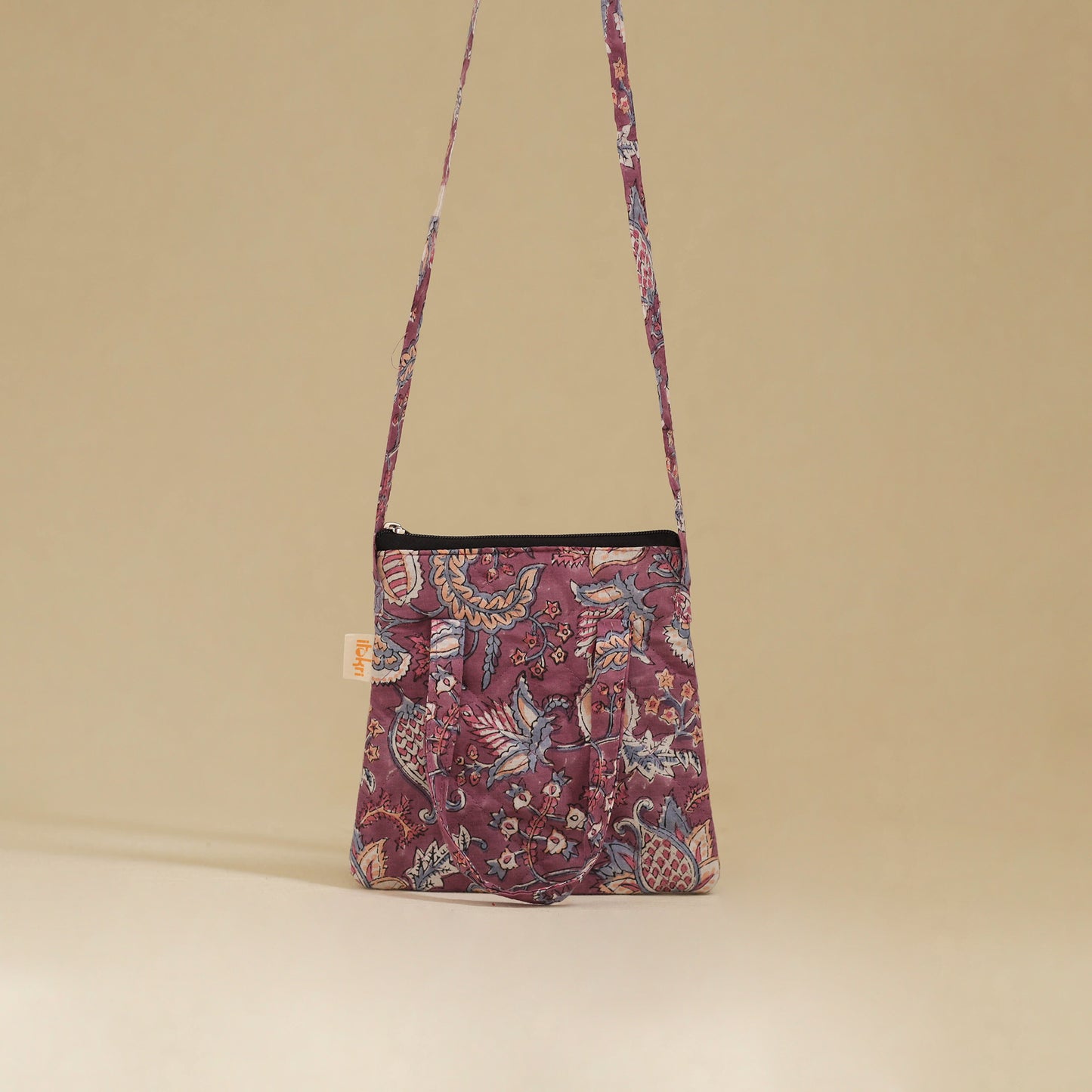 Handcrafted Quilted Sling Bag 38