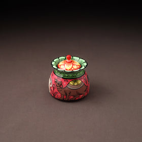 Odisha Pattachitra Handpainted Stainless Steel Ghee Pot 29