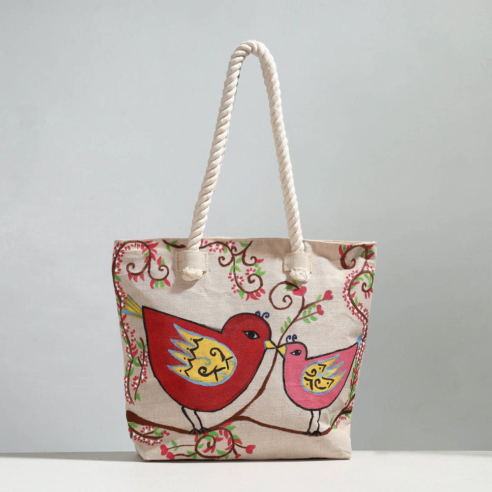 handpainted shoulder bag