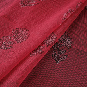 Akola Hand Block Print Kota Doria Cotton Fabric 17