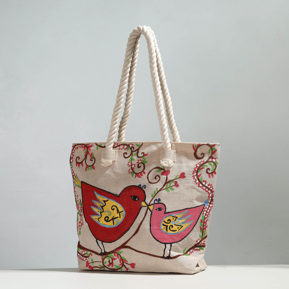 handpainted shoulder bag