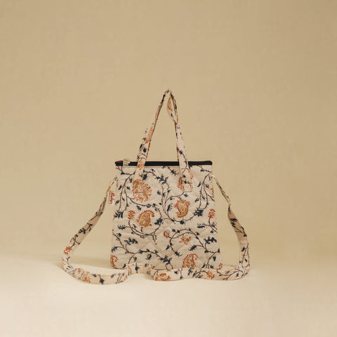 Handcrafted Quilted Sling Bag 05