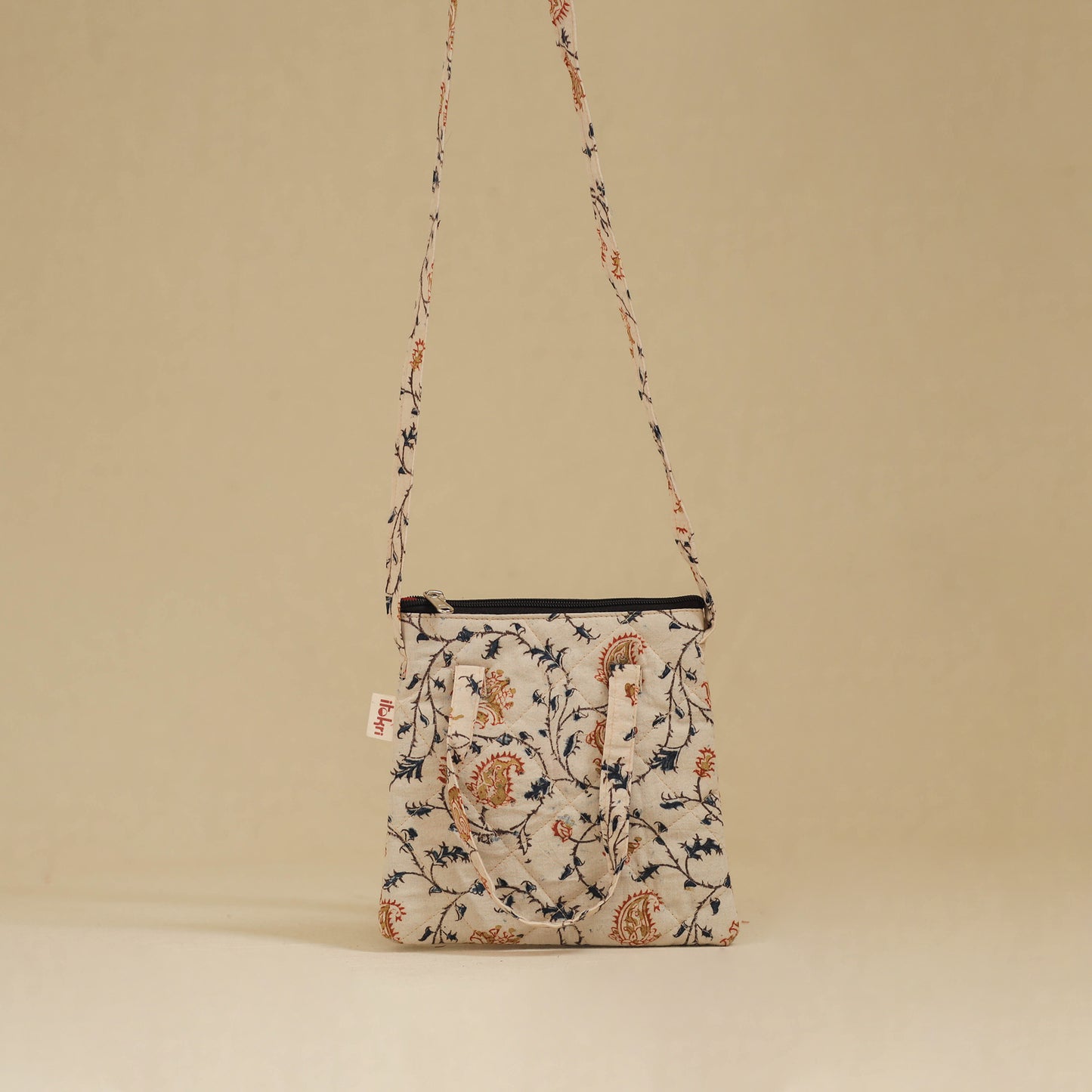 Handcrafted Quilted Sling Bag 05
