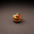 Bengal Patua Handpainted Stainless Steel Ghee Pot 11