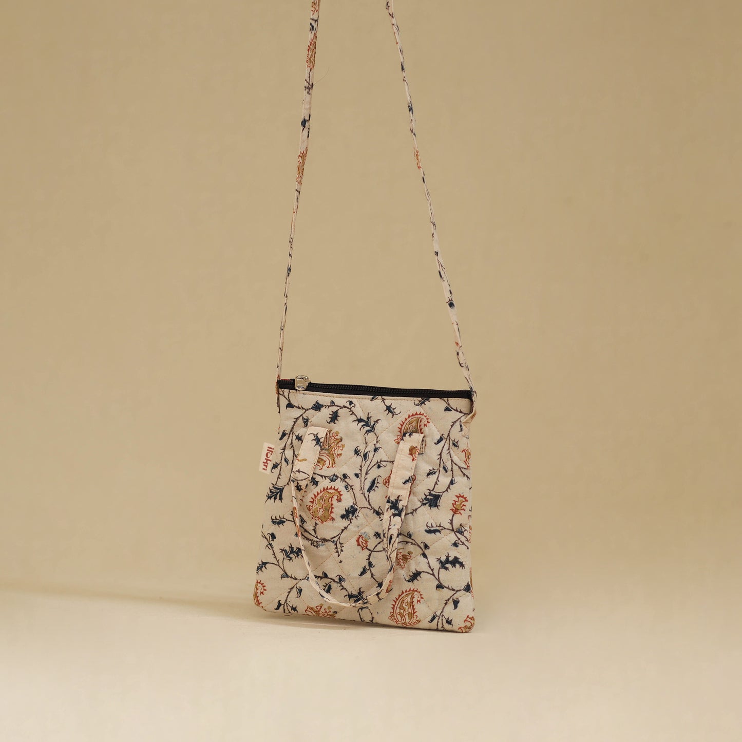 Handcrafted Quilted Sling Bag 05