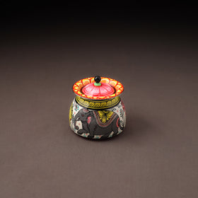 Odisha Pattachitra Handpainted Stainless Steel Ghee Pot 33