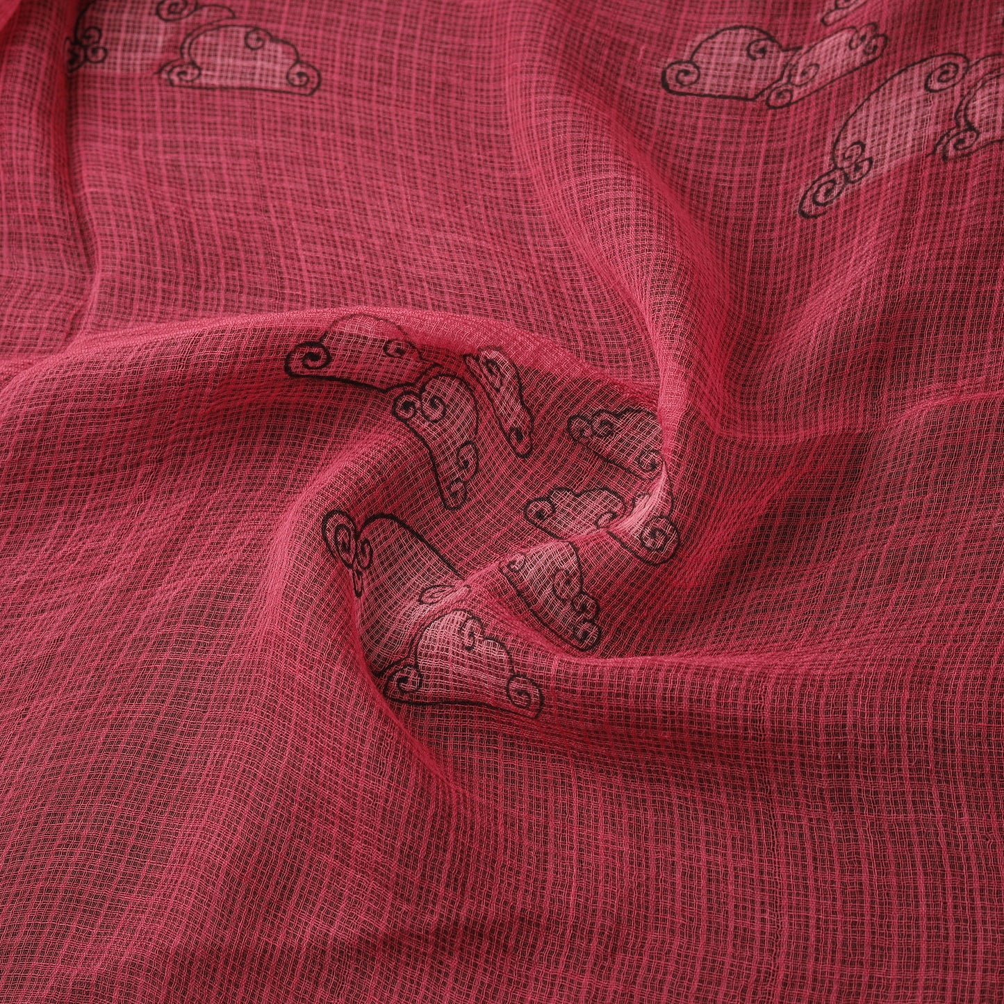 Akola Hand Block Print Kota Doria Cotton Fabric 19