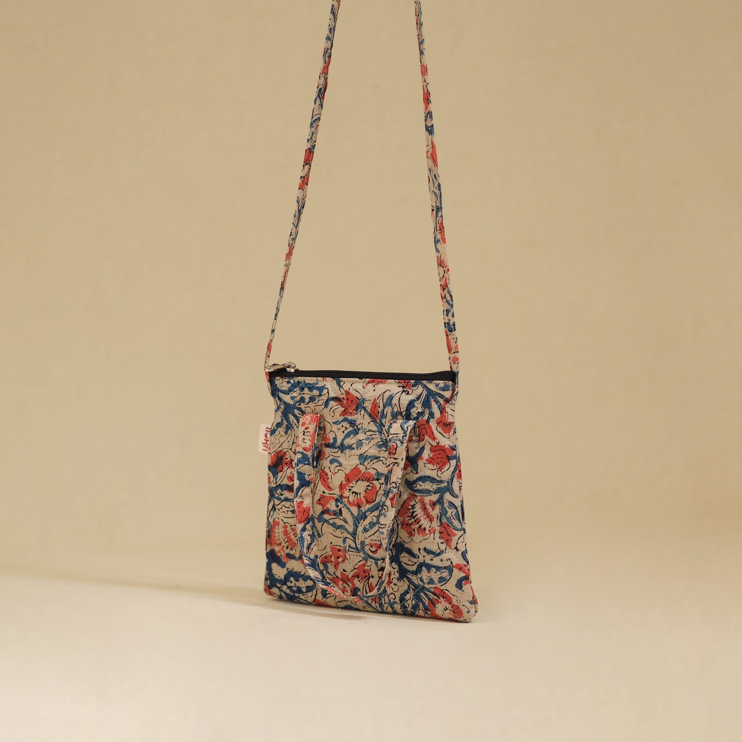 Handcrafted Quilted Sling Bag 06